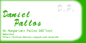 daniel pallos business card